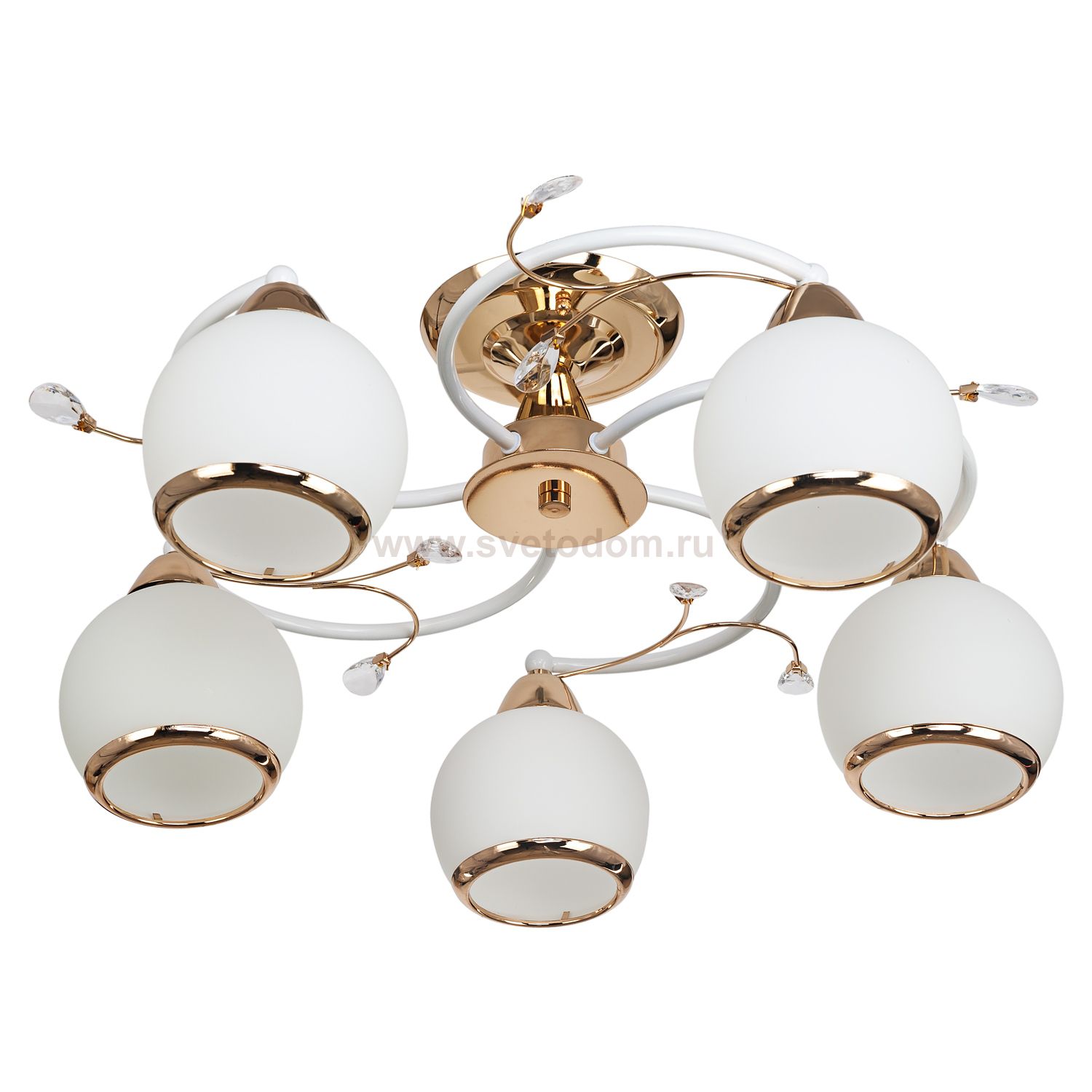 Светильник ЭкономСвет 6260/5FGD WT