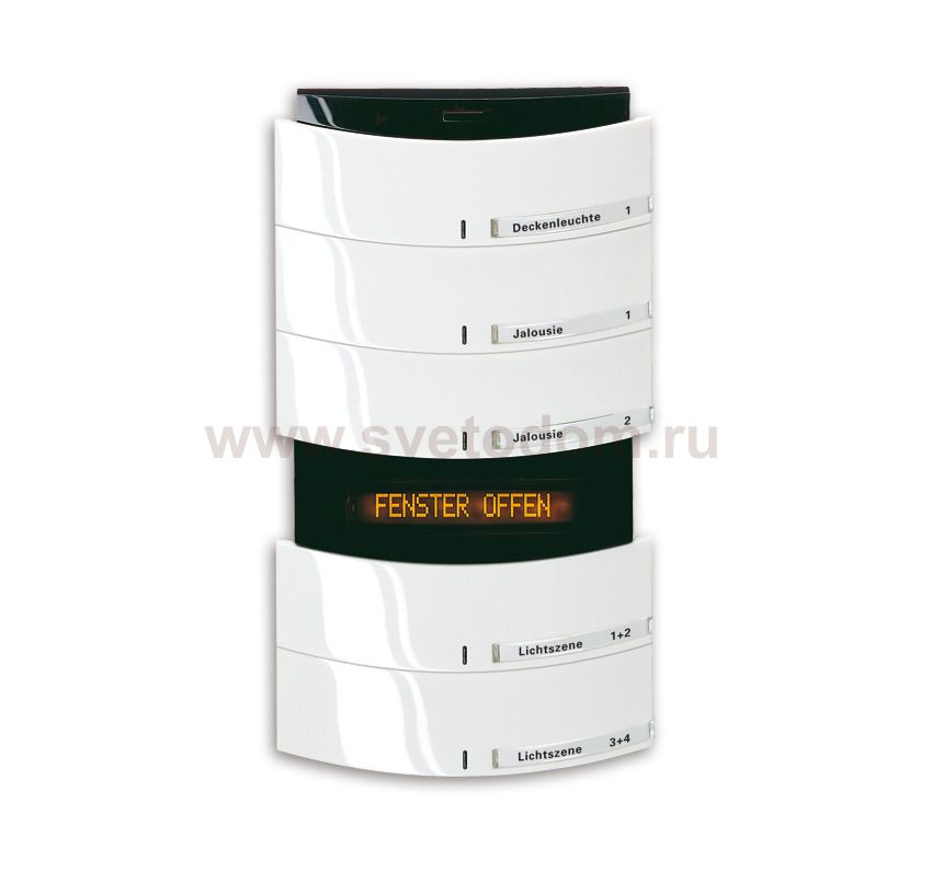 Сенсор 5-ти клавишный с терморегулятором triton белый глянцевый 6300-0-1231