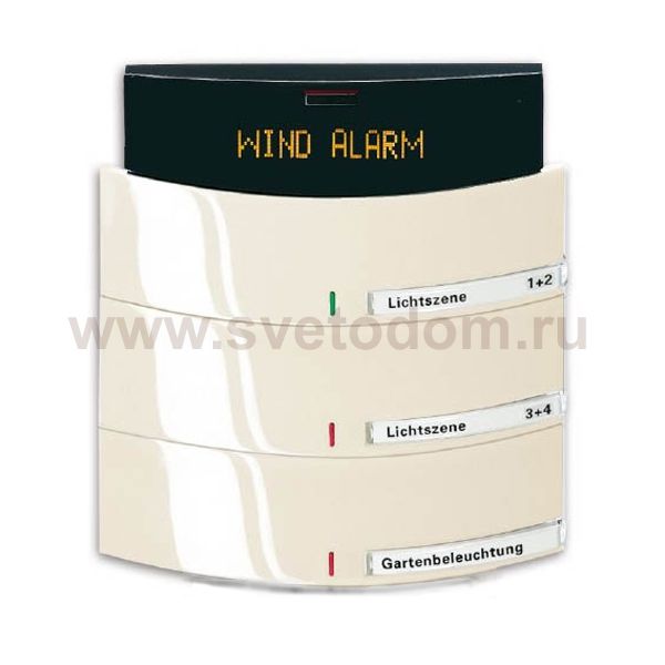 Сенсор 3-х клавишный с терморегулятором triton слоновая кость 6300-0-1343