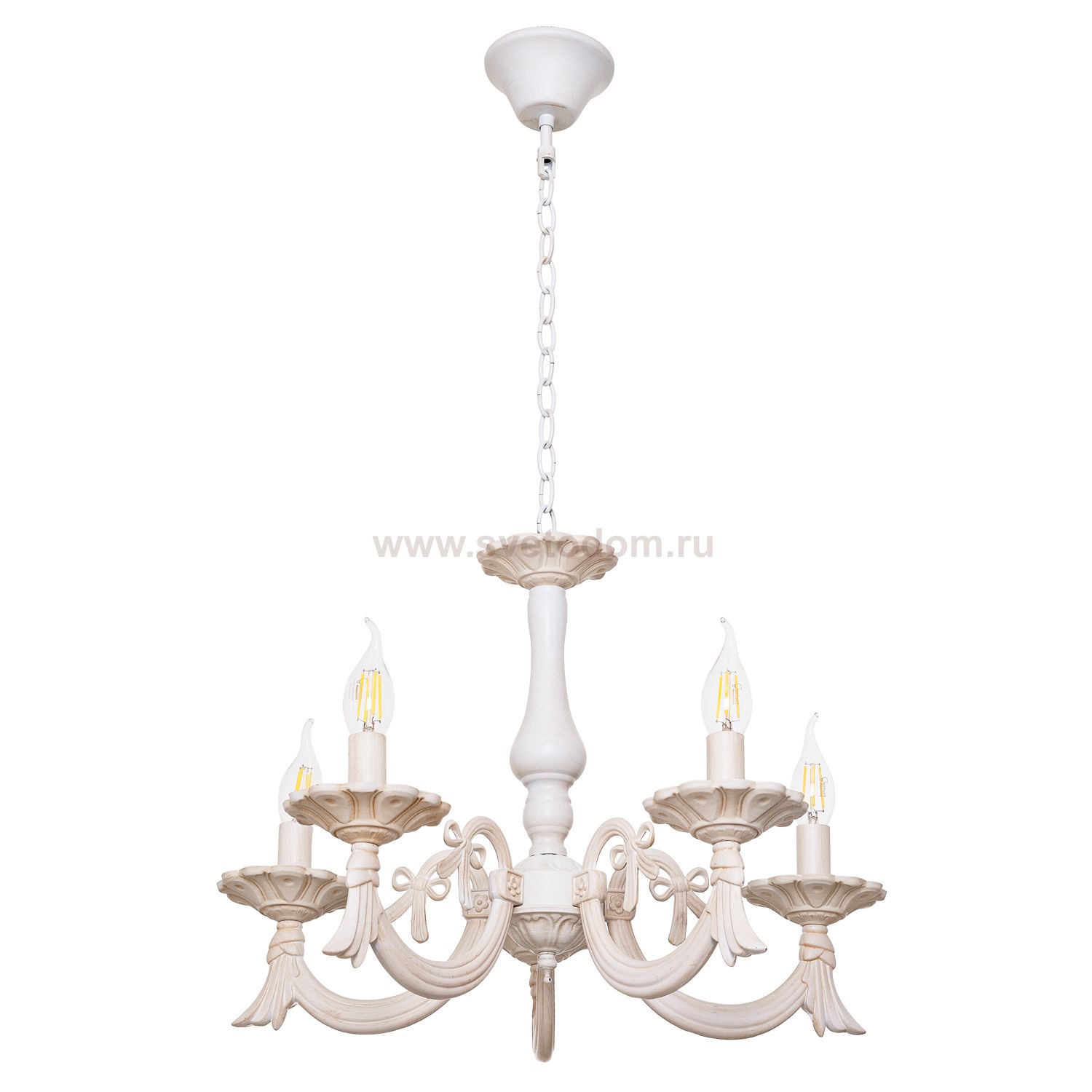 Люстра классическая Экономсвет 6304/5WG BEG