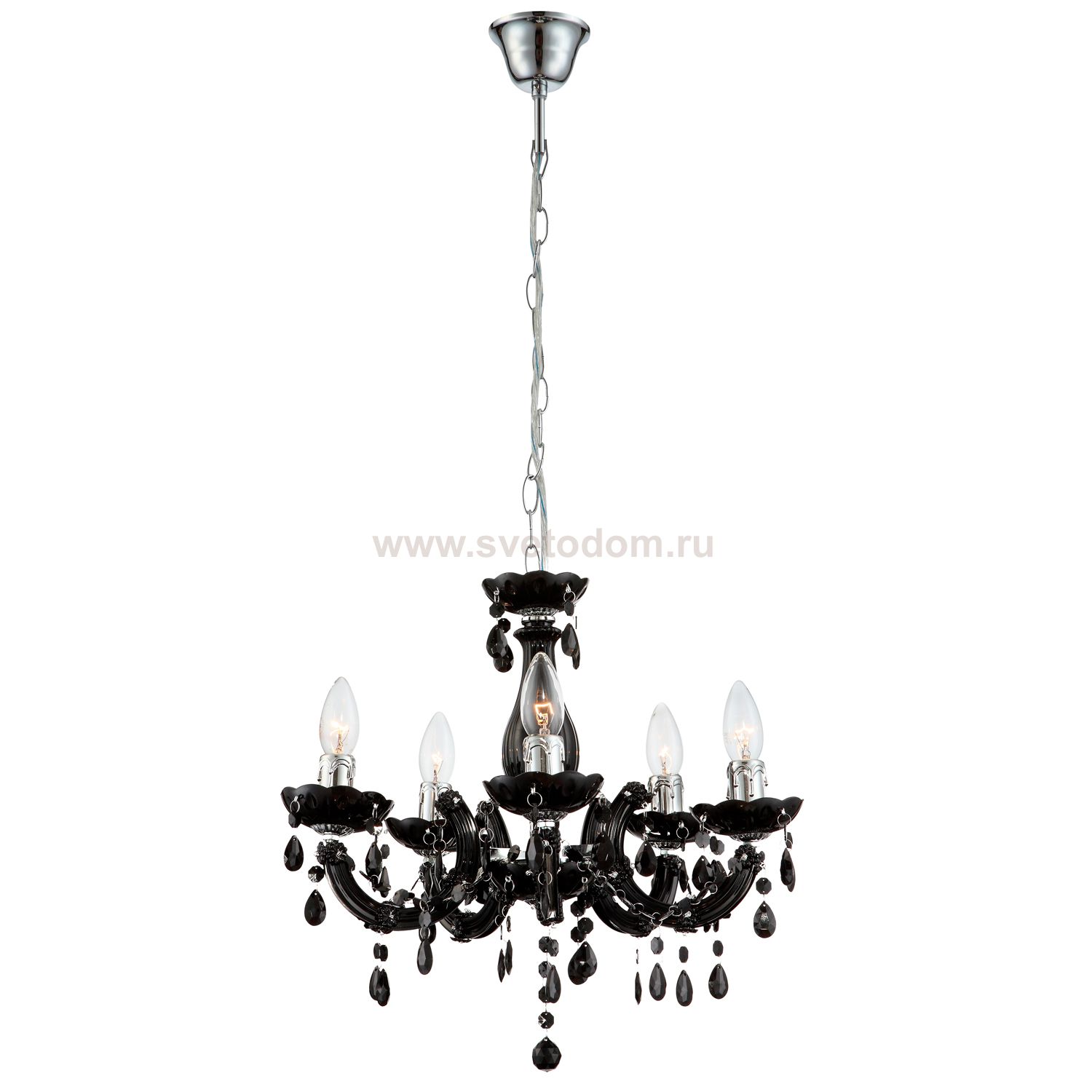 Люстра черная Globo 63110-5