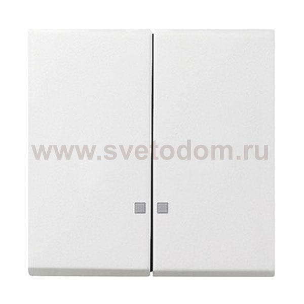 Gira F100 Бел глянц Клавиша 2-ая с линзами подсветки (G631112)