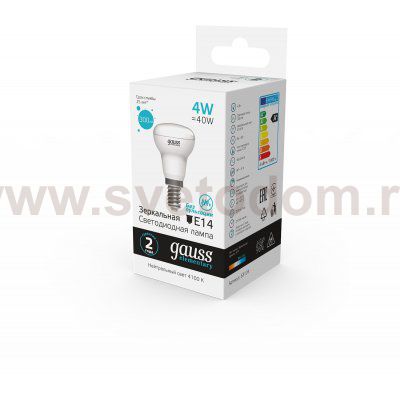 Лампа Gauss Elementary R39 4W 300lm 4100K Е14 LED