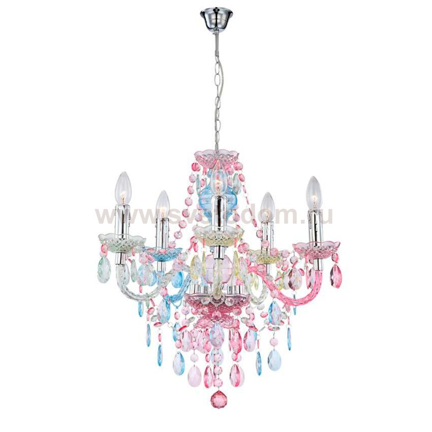Люстра цветная хрустальная Globo 63218-5