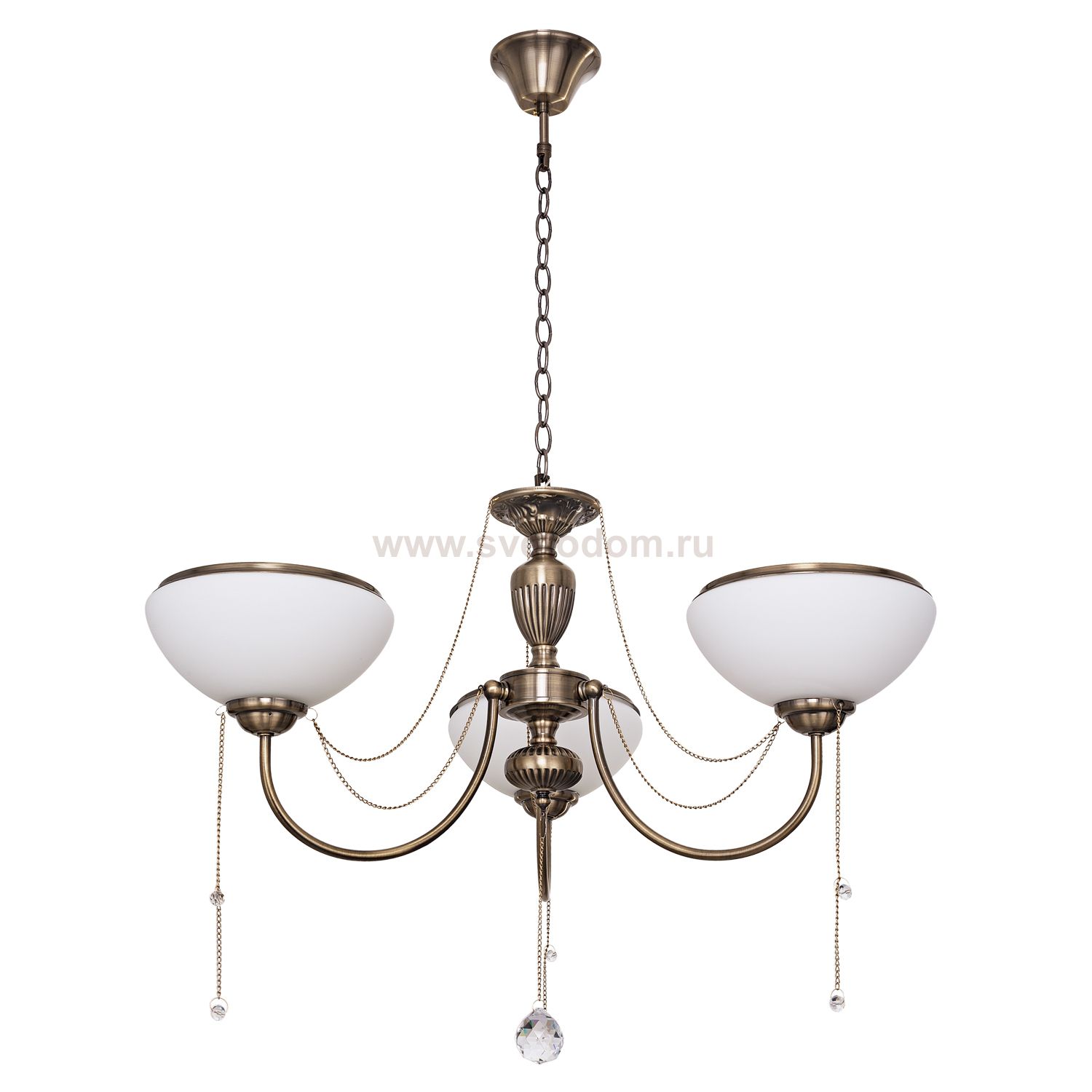 Люстра классическая Экономсвет 6329/3AB WT
