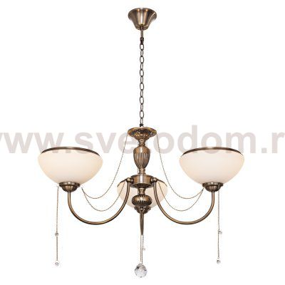 Люстра классическая Экономсвет 6329/3AB WT