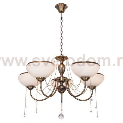 Люстра классическая Экономсвет 6329/5AB WT