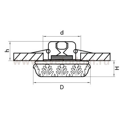 Светильник встраиваемый Lightstar 6331 Petali