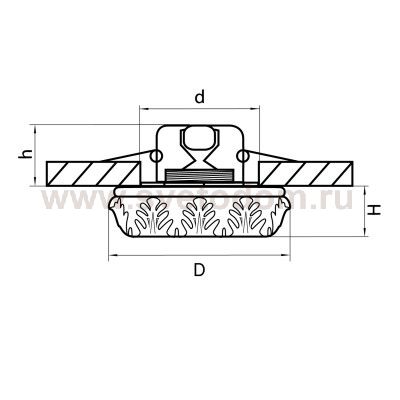 Светильник встраиваемый Lightstar 6332 Torcea
