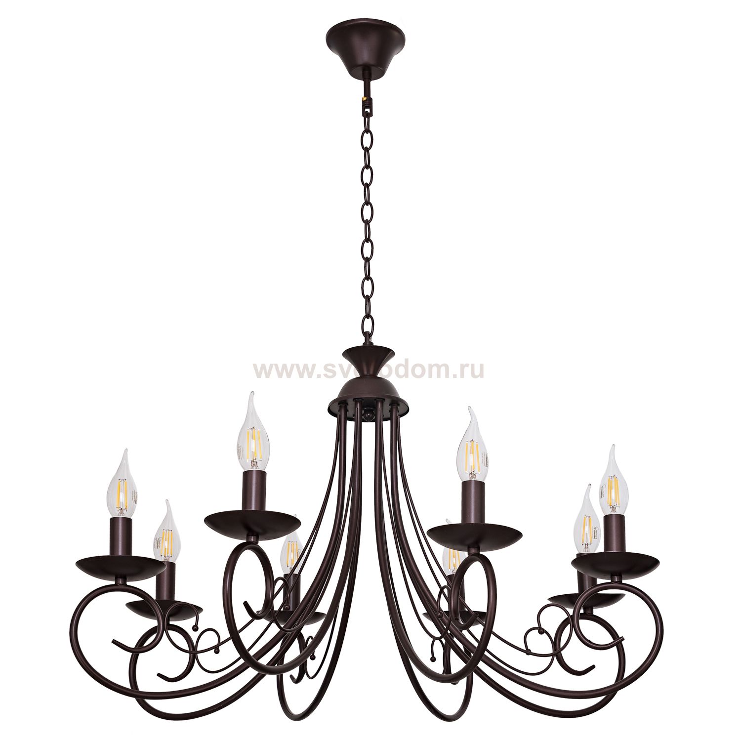 Люстра классическая Экономсвет 6334/8BR