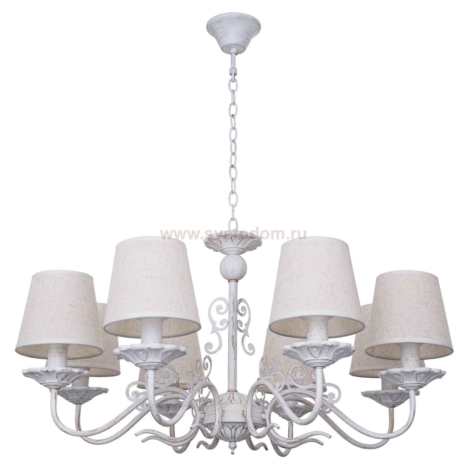 Люстра классическая Экономсвет 6353/8AG WT