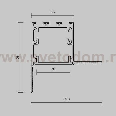 Профиль Led Strip 636014