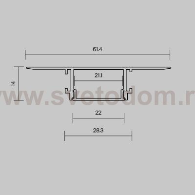 Профиль Led Strip 636019