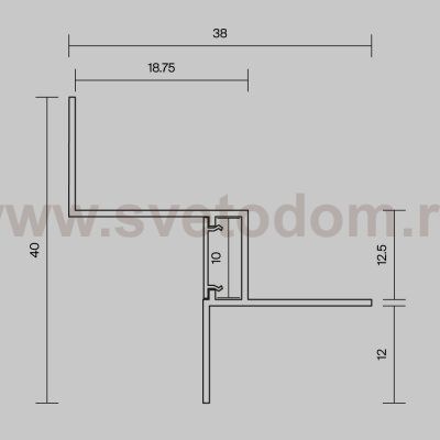 Профиль Led Strip 636024