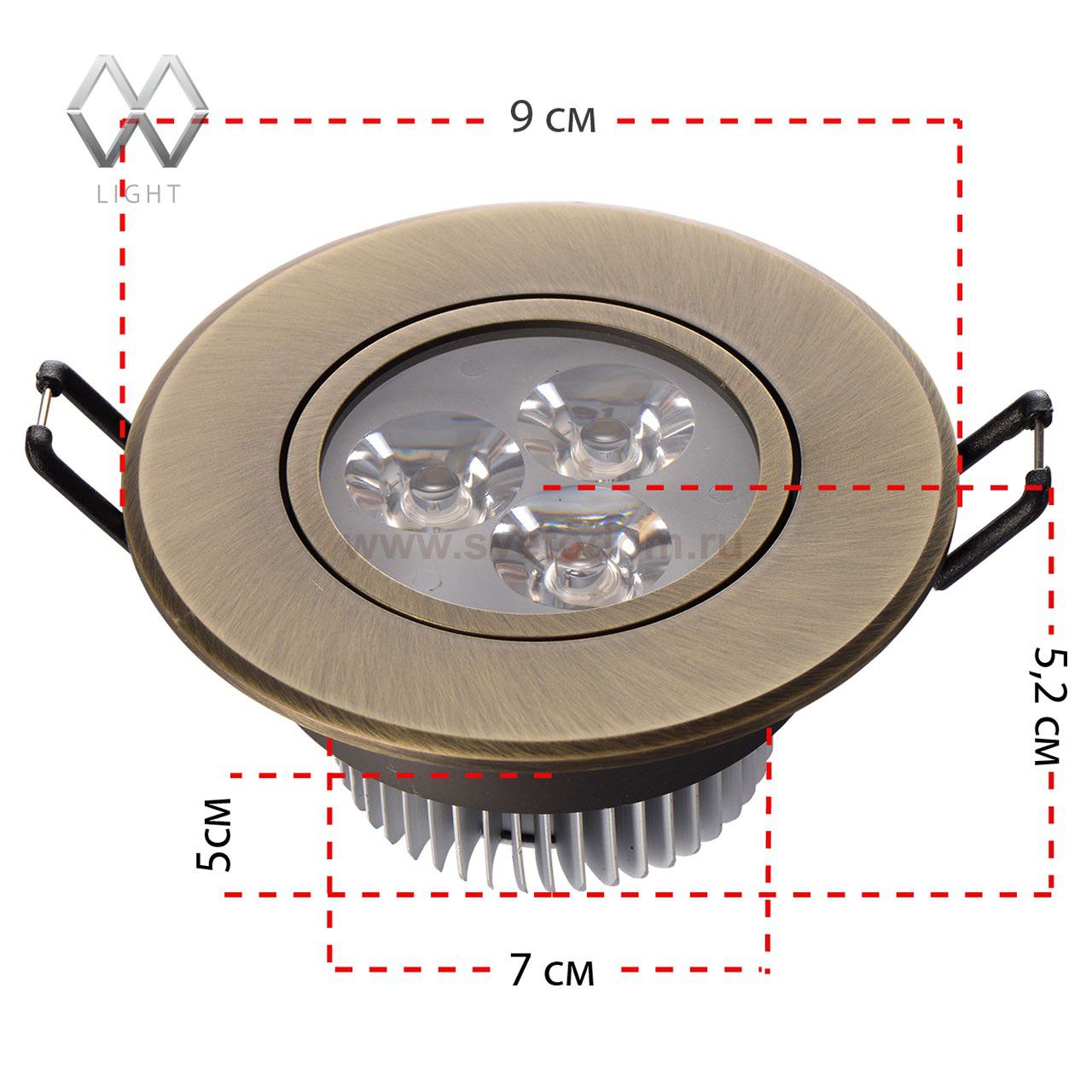 Светильник светодиодный Mw light 637012203 Круз