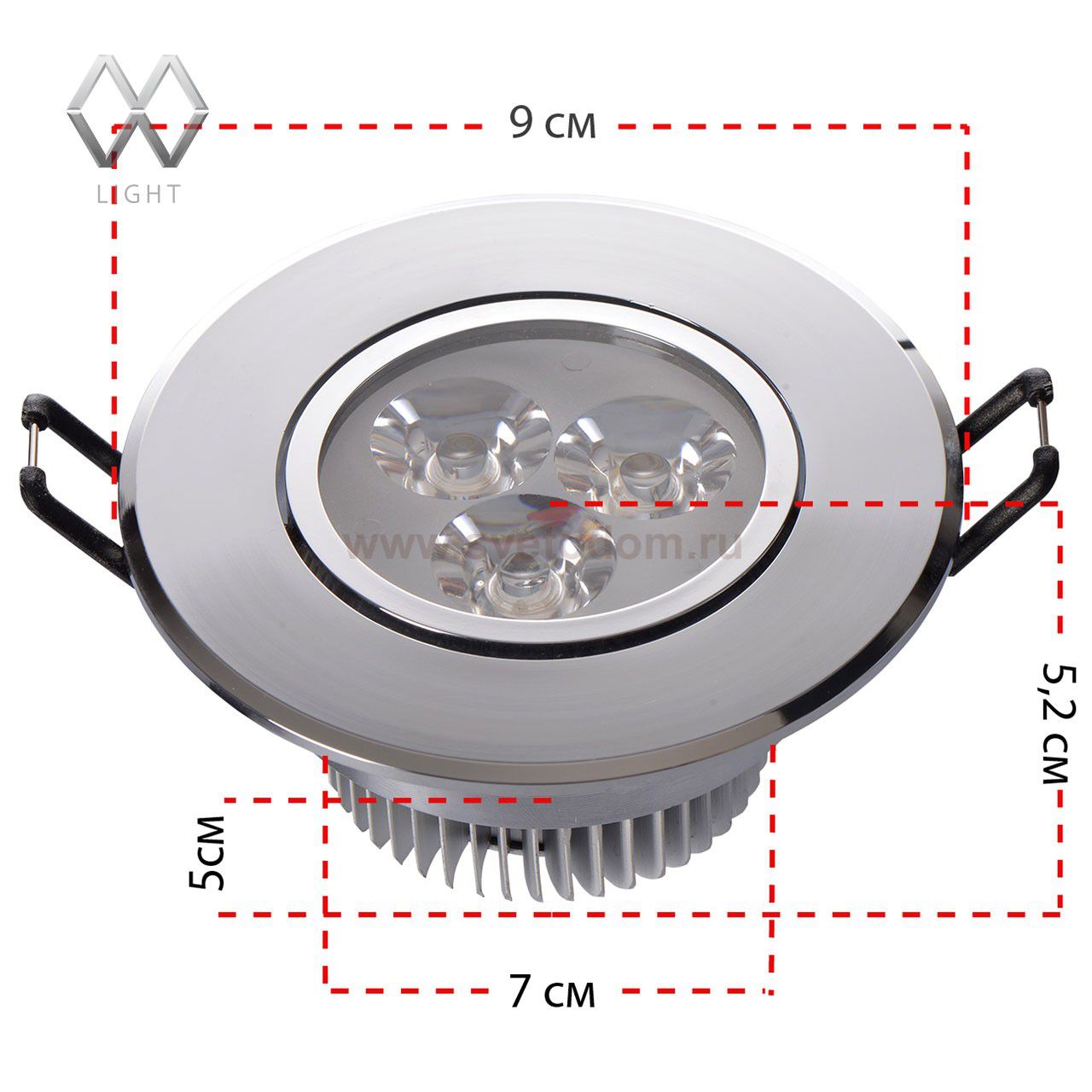 Светильник светодиодный Mw light 637012603 Круз