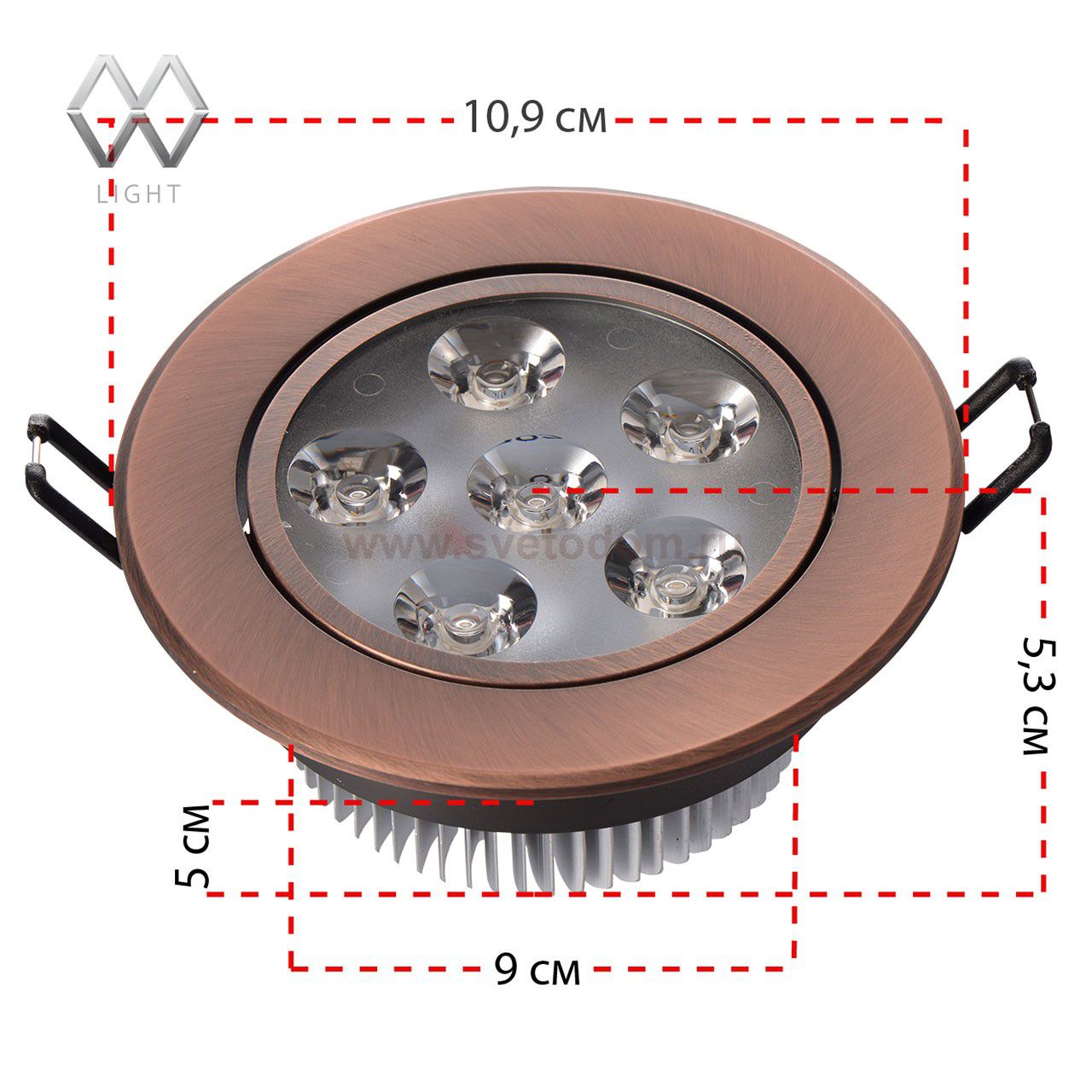 Светильник светодиодный Mw light 637013206 Круз