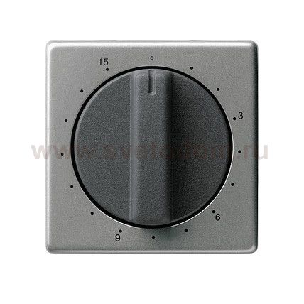 Gira E22 Сталь Накладка таймера 15 мин (G64020)