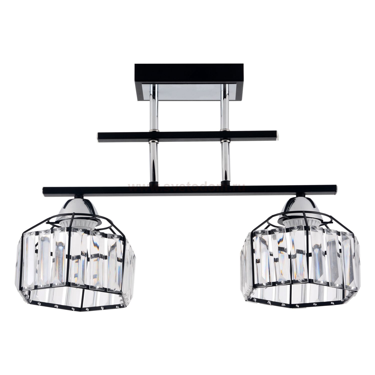 Люстра современная Экономсвет 64088/2BK+CR CL