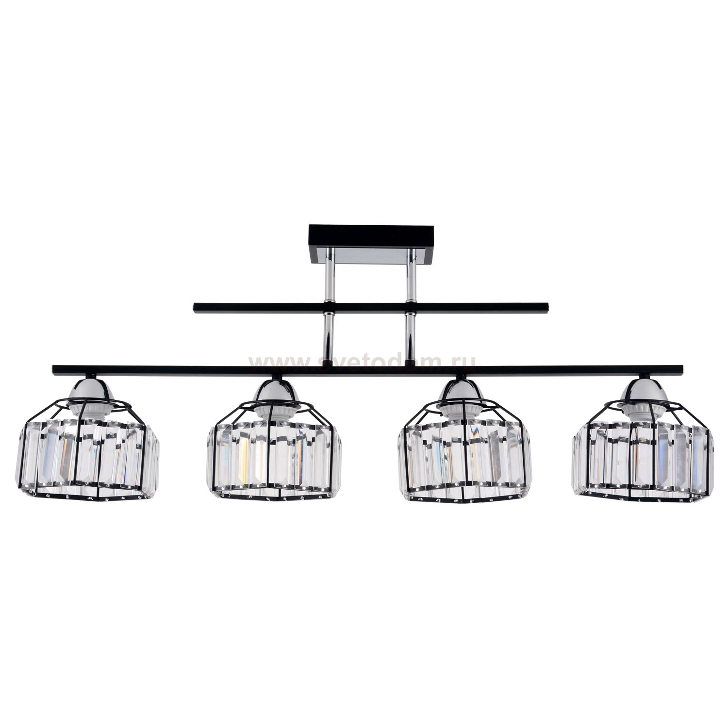 Люстра современная Экономсвет 64088/4BK+CR CL