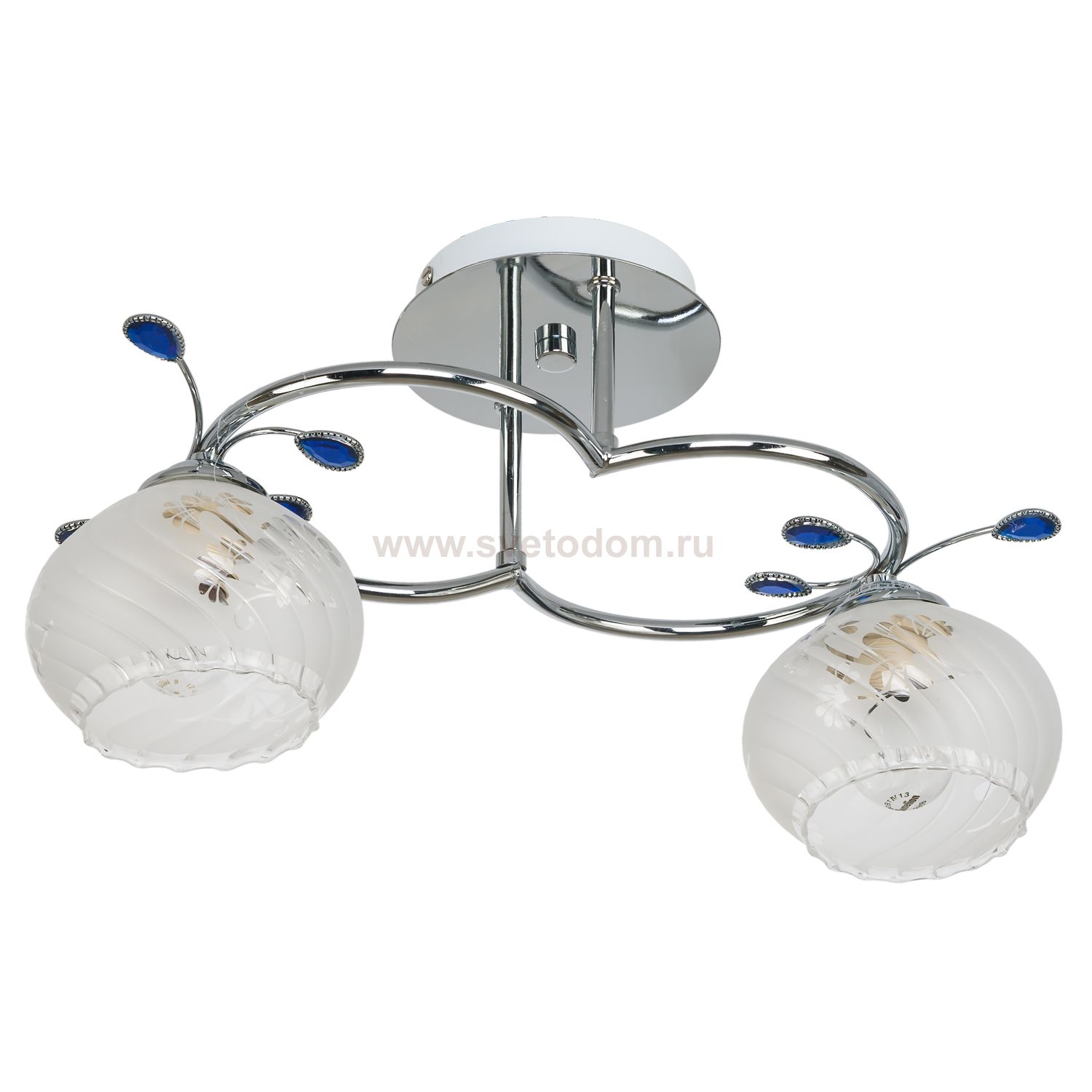 Потолочный светильник Экономсвет 6415/2CR WT