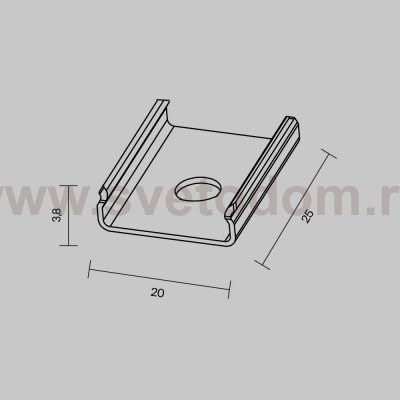 Комплектующие для профиля Led Strip 642043