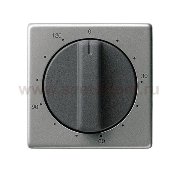 Gira E22 Сталь Накладка таймера 120 мин (G64220)