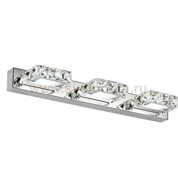Подсветка АГАЛОН хром w46*11,5 h5 Led 9W (4000K) Кнопка On/Off Kink light 6442-3K