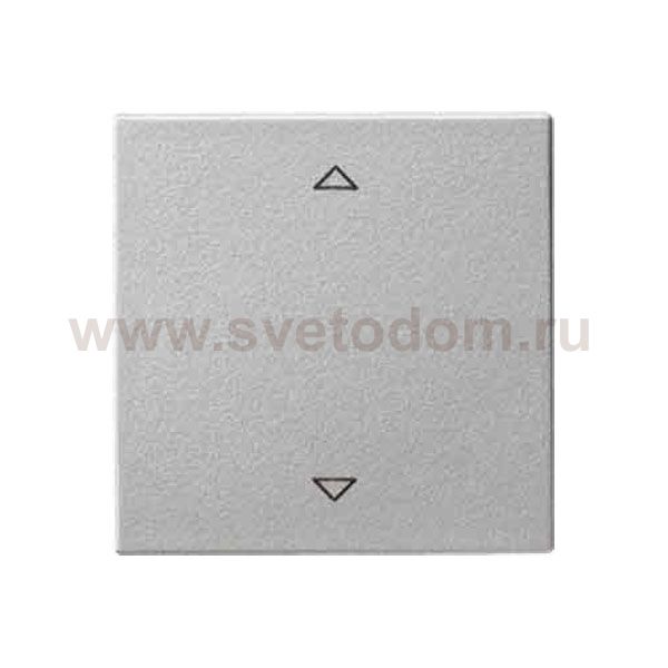 Gira S-55 Алюминий Накладка нажимного электронного жалюзийного выключателя (G64426)