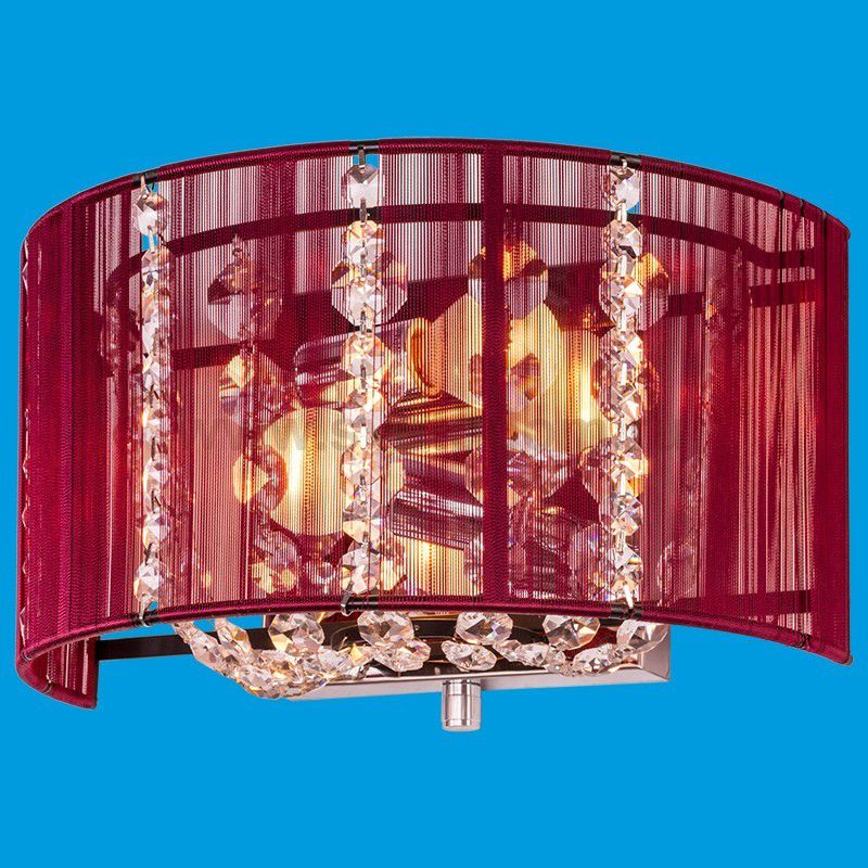 Бра с абажуром 6500/2w300H 150 WRD ЭкономСвет