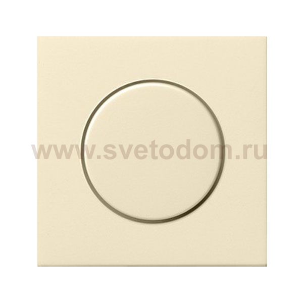 Gira F100 Крем глянц Накладка светорегулятора поворотного (G650111)