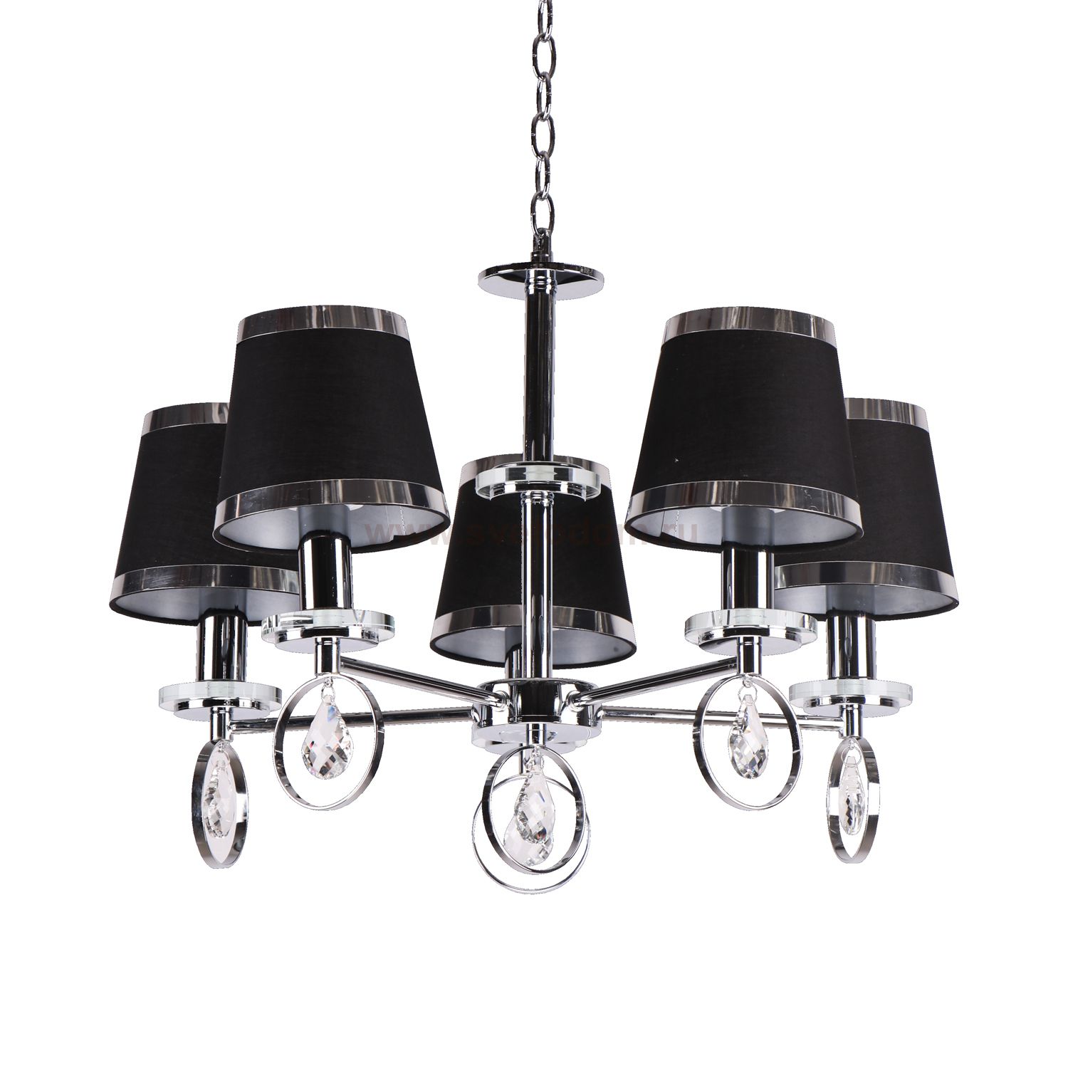 Люстра классическая Экономсвет 65071/5CR+CL BK