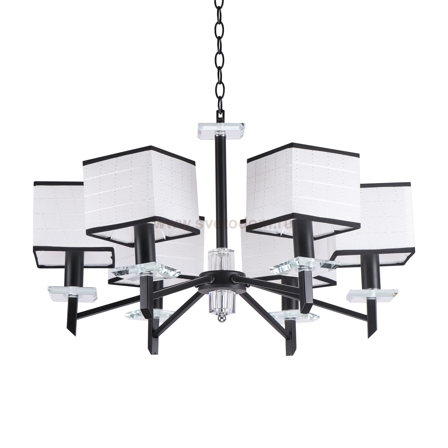 Люстра классическая Экономсвет 65072/6BK WT