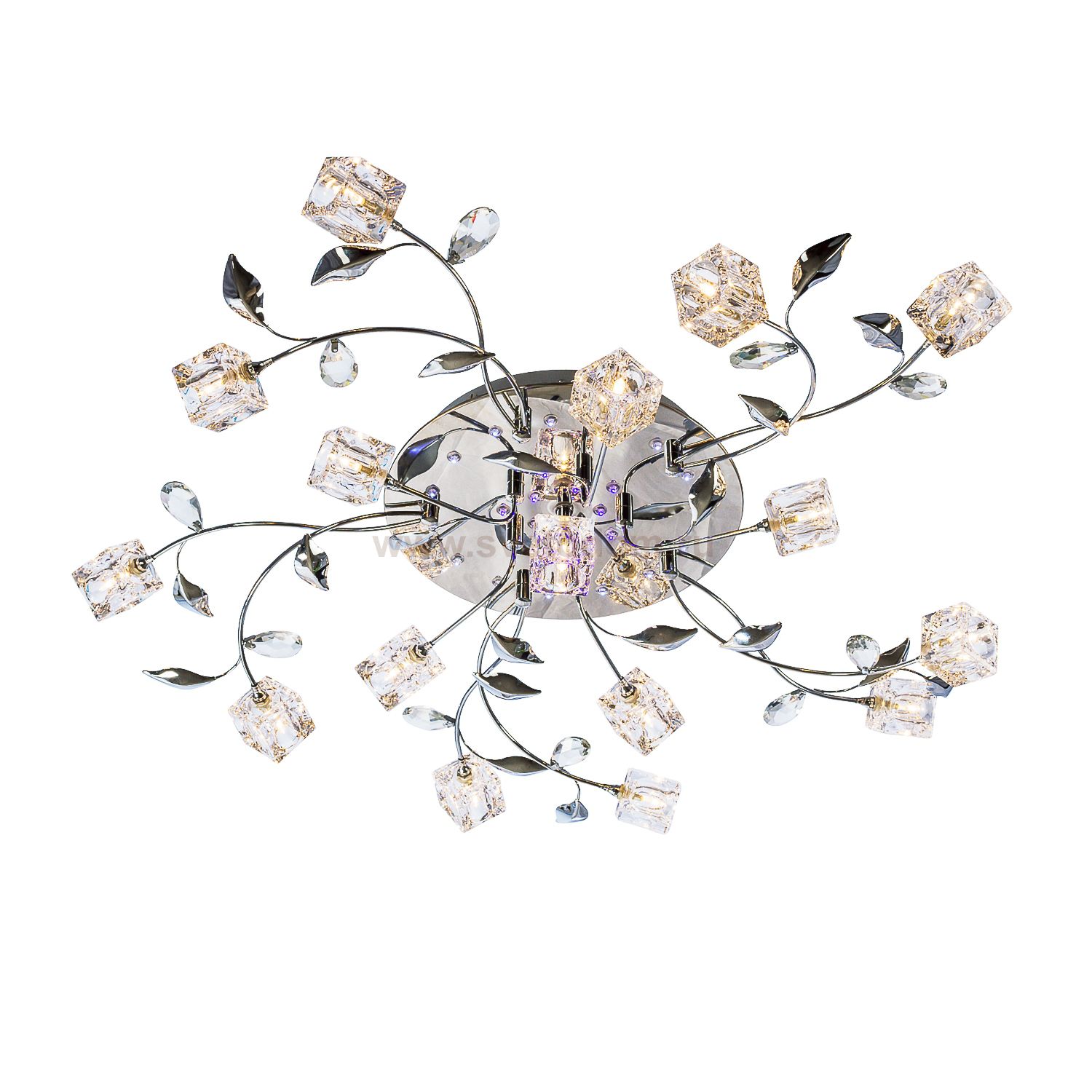 Светильник ЭкономСвет 652M/16CR RC WTBLLED