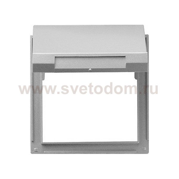 Gira TX-44 Алюминий Переходник с непрозрачной крышкой для изделий серии S-55 (G65465)