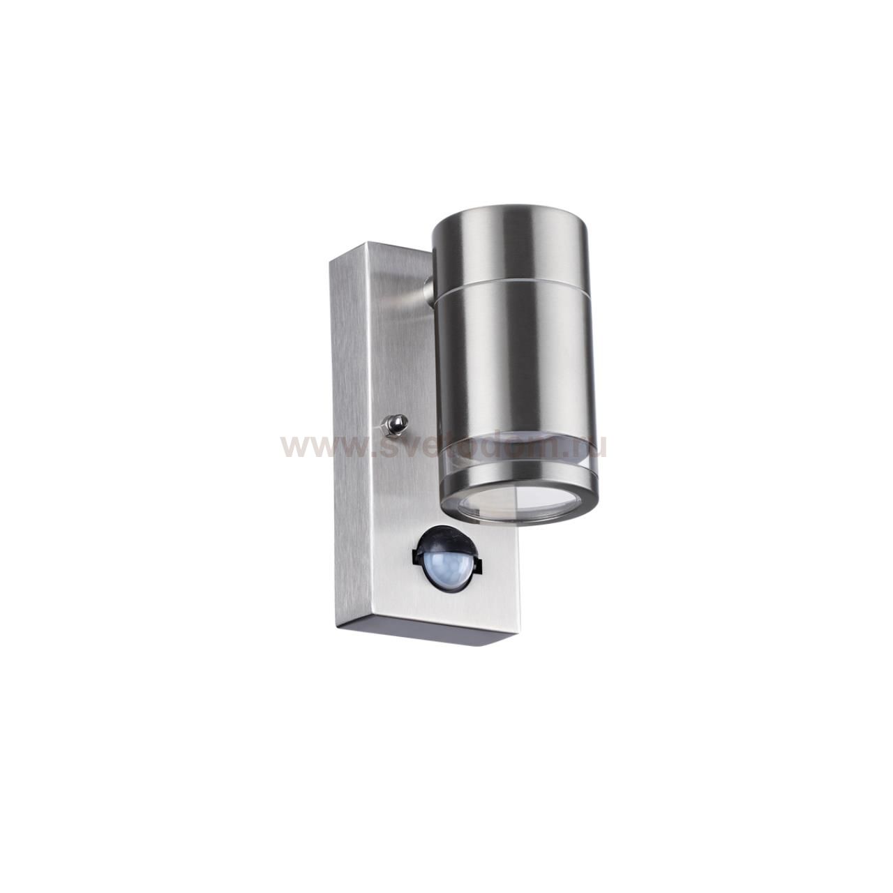 Настенный светильник с датчиком движения и освещения Odeon Light 6604/1W MOTTO