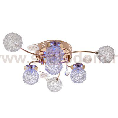 Светильник ЭкономСвет 6627/7FG RC RBLLED