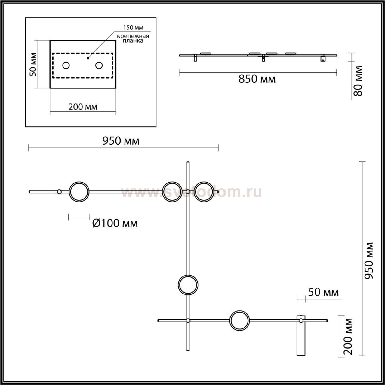 Настенный светильник Odeon Light 6632/18WL HIGHTECH
