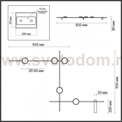 Настенный светильник Odeon Light 6632/18WL HIGHTECH