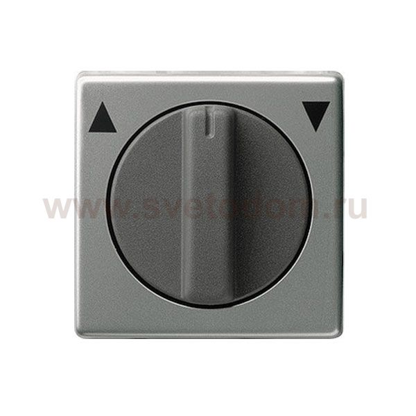 Gira E22 Сталь Накладка с ручкой для жалюзи (G66620)