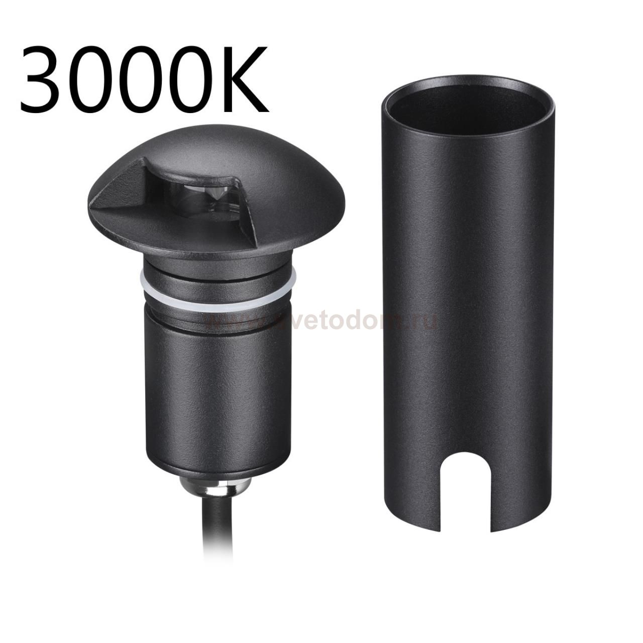 Встраиваемый грунтовый светильник Odeon light 6662/1GL3 WALD