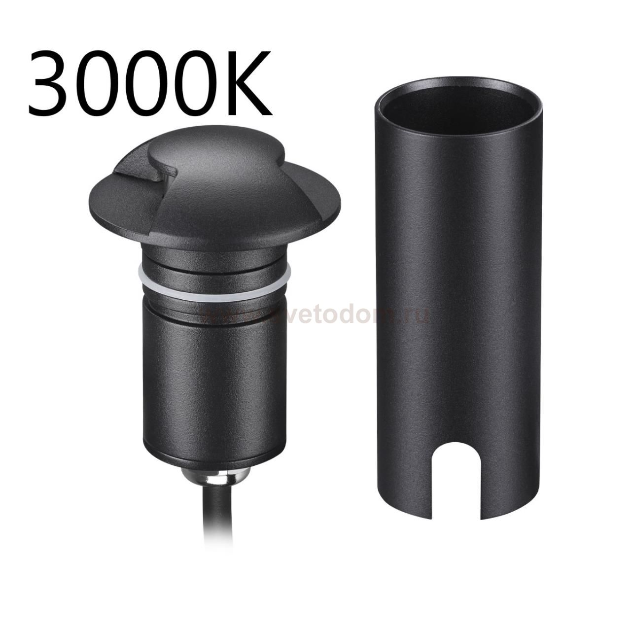 Встраиваемый грунтовый светильник Odeon light 6662/2GL3 WALD