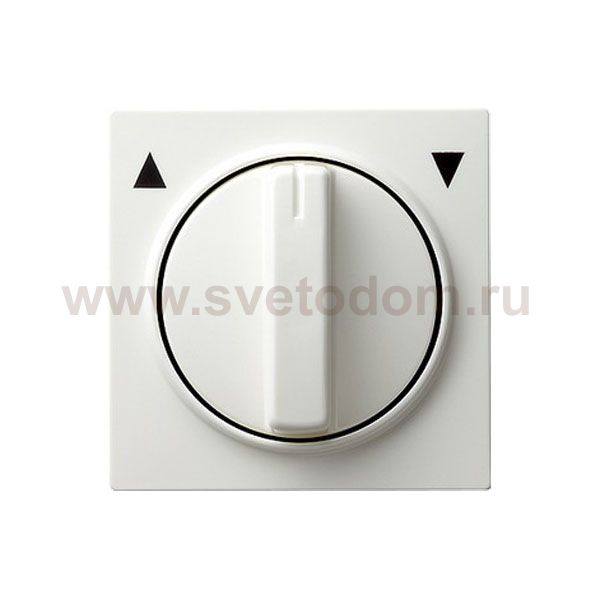 Gira S-Color Белый Накладка поворотной ручкой для выключателей системы управления жалюзи (G66640)