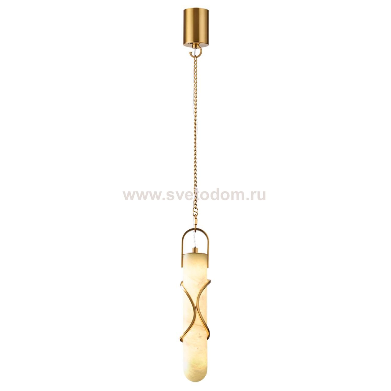 6672/10L L-VISION ODL26 Подвесной светильник  белый/алебастр/бронз/металл IP20 LED 10W 3000K 220-240V PARMA