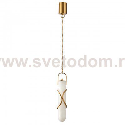 6672/10L L-VISION ODL26 Подвесной светильник  белый/алебастр/бронз/металл IP20 LED 10W 3000K 220-240V PARMA
