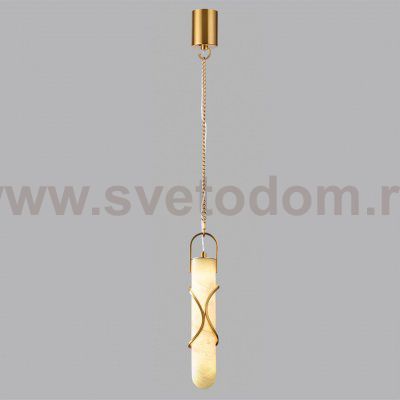 6672/10L L-VISION ODL26 Подвесной светильник  белый/алебастр/бронз/металл IP20 LED 10W 3000K 220-240V PARMA