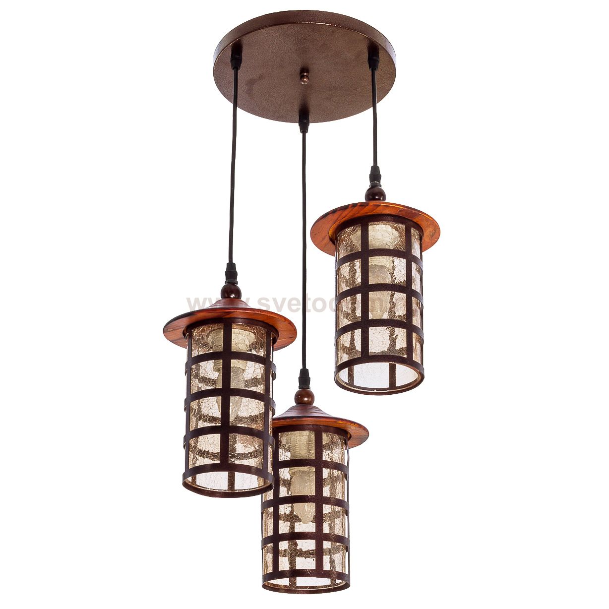 Светильник с деревом Экономсвет 6686/3P CF TEA