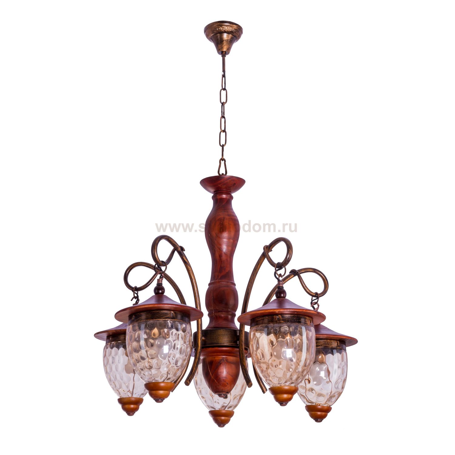 Светильник ЭкономСвет 6712/5H CF TEA