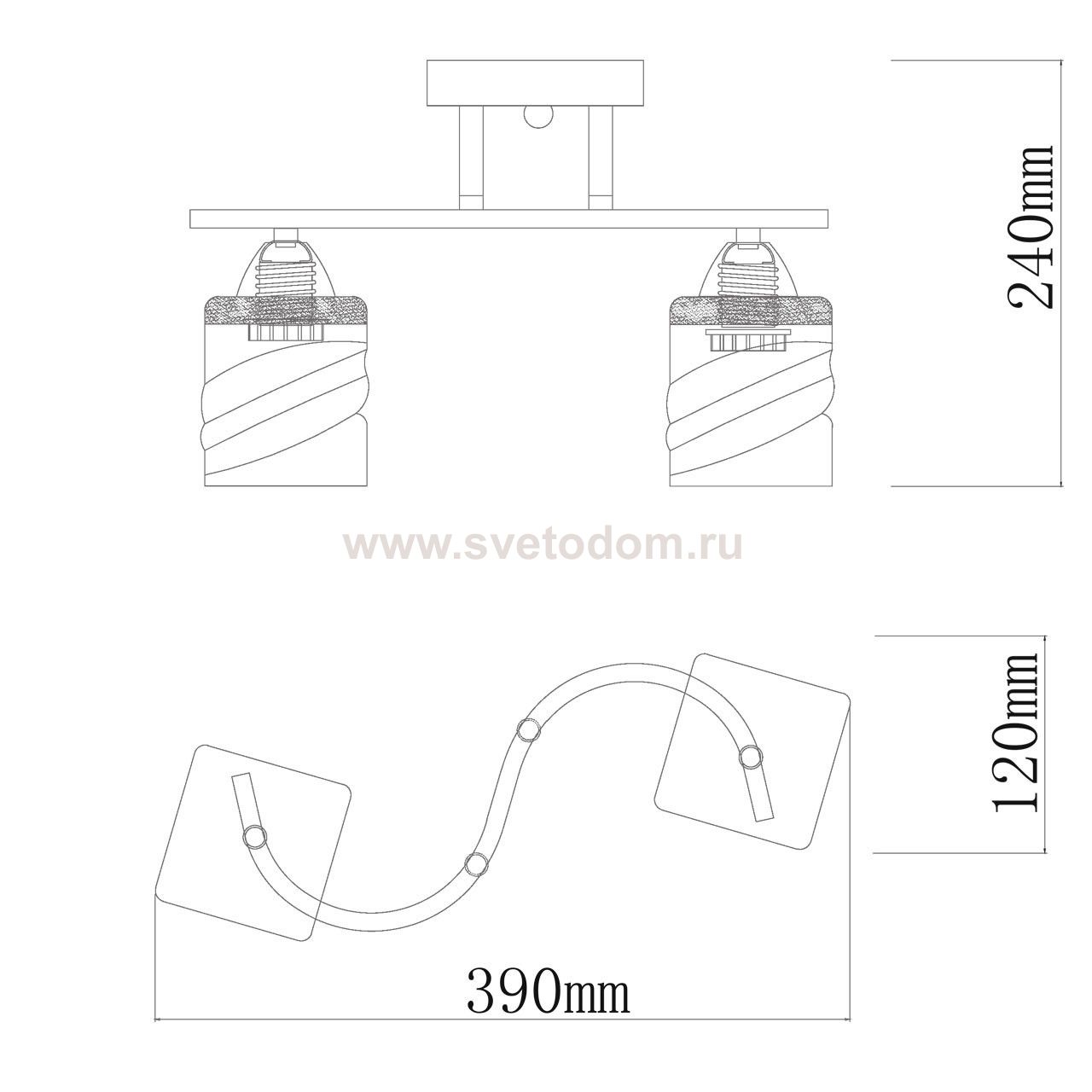 Люстра De Markt 673016702 Тетро