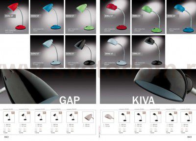 Настольная лампа Odeon light 2101/1T GAP